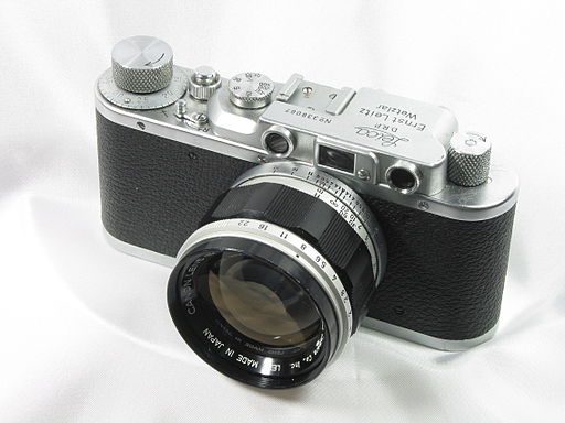 Leica II mit Canon F1.4 50mm, 16. Mai 2005, Foto: Takekazu Omi from Wako, Japan (CC)