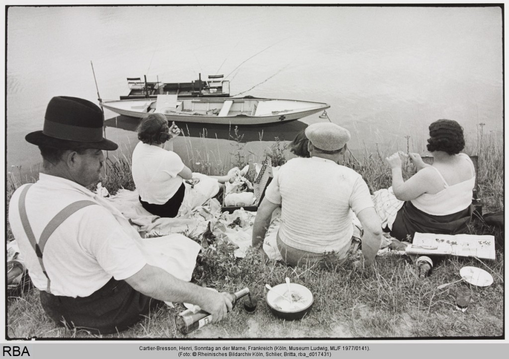 Henri Cartier-Bresson: Sonntag an der Marne, 1938, Print, Silbergelatine 27,5 x 39,9 cm
