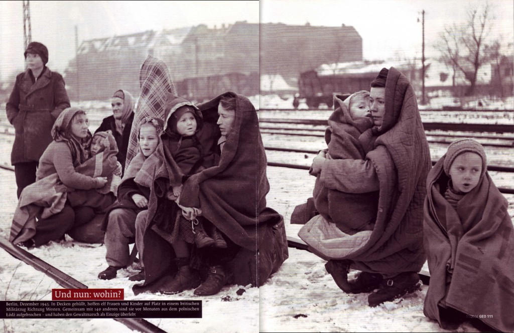 GEO Nr. 11/2004, S. 110f. Foto von Fred Ramage: Berlin, 14. Dezember 1945