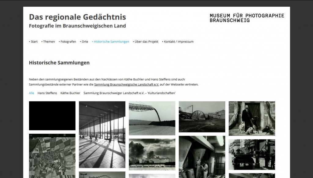 Das Online-Archiv beherbergt auch die historischen Sammlungen des Photomuseum Braunschweig.