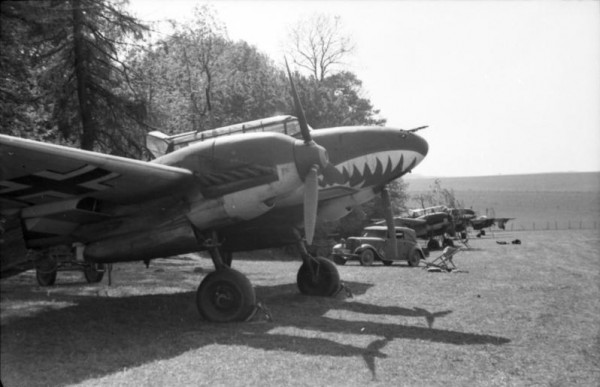 Wundshammer, Flugzeug Messerschmitt, Mai 1940