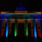 Brandenburger Tor in Farbe, Berlin 2009