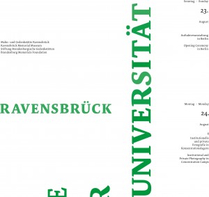 Plakat- 10. Europäische Sommer-Universität Ravensbrück