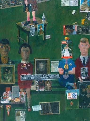 Peter Blake, On the Balcony, 1955-57, Öl auf Leinwand, Tate Galery. Licensed under Fair use via Wikipedia - https://en.wikipedia.org/wiki/File:Blake,_On_the_Balcony.jpg#/media/File:Blake,_On_the_Balcony.jpg