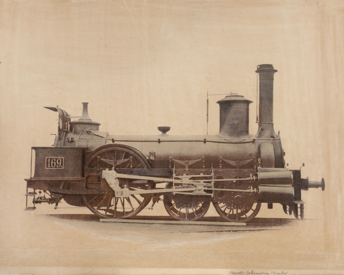 Andreas Groll: Lokomotive Duplex, 1862 © Eisenbahnarchiv, Technisches Museum Wien mit freundlicher Genehmigung 