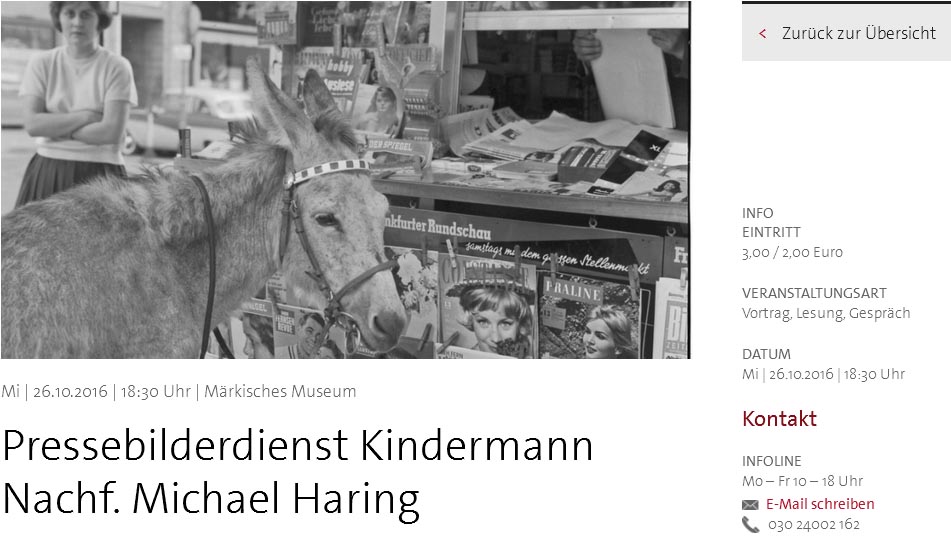 Pressebilderdienst Kindermann Nachf. Michael Haring /Stadtmuseum © 